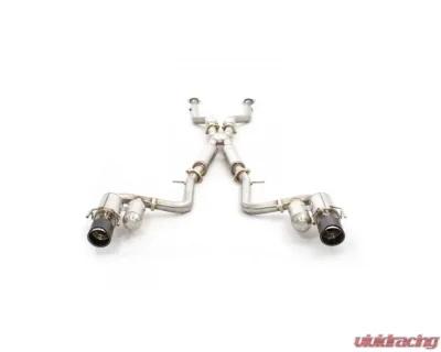 ARK GRIP Stainless Catback Exhaust w/Carbon Fiber Single Slip On Lexus IS 250 | 350 RWD 2021+ - SM1502-2120G