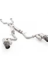 ARK GRIP Stainless Catback Exhaust w/Carbon Fiber Single Slip On Lexus IS 250 | 350 RWD 2021+                                     - SM1502-2120G - Image 2