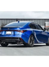 ARK GRIP Stainless Catback Exhaust w/Carbon Fiber Single Slip On Lexus IS 250 | 350 RWD 2021+                                     - SM1502-2120G - Image 5