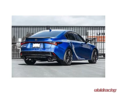 ARK GRIP Stainless Catback Exhaust w/Carbon Fiber Single Slip On Lexus IS 250 | 350 RWD 2021+ - SM1502-2120G