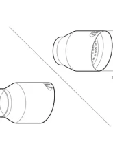 ARK Performance 3.5 inch ET005 Universal Exhaust Burnt Tip                                     - TIP005-1 - Image 5