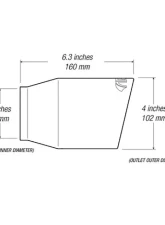 ARK Performance 4 inch ET006 Universal Exhaust Burnt Tip                                     - TIP006-1 - Image 5