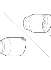 ARK Performance 3.5 inch ET007 Universal Exhaust Burnt Tip                                     - TIP007-1 - Image 6