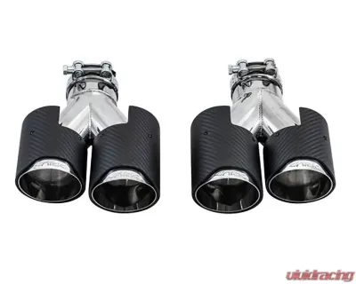 ARK Performance 3.5 inch Carbon Fiber Passenger Side Slip-On Dual Tips - TIP4-CF3.5RH
