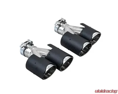 ARK Performance 3.5 inch Carbon Fiber Passenger Side Slip-On Dual Tips - TIP4-CF3.5RH