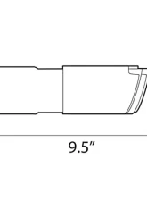 ARK Performance 3.5 inch Stainless Steel Driver Side Slip-On Dual Tips                                     - TIP4-SS3.5LH - Image 3