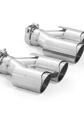 ARK Performance 3.5 inch Stainless Steel Driver Side Slip-On Dual Tips                                     - TIP4-SS3.5LH - Image 3