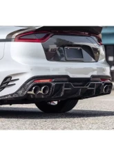 ARK Carbon Fiber Rear Full Diffuser Replacement Kia Stinger 2018-2023                                     - CF08-DICF - Image 3
