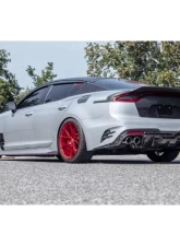 ARK Carbon Fiber Rear Full Diffuser Replacement Kia Stinger 2018-2023                                     - CF08-DICF - Image 4