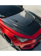 ARK Performance Legato Hood Infiniti Q60 2017-2022                                     - SFLH-1160 - Image 3