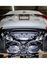 ARK Performance Front Pipe Grip Exhaust System with HFC & Burnt Tips for Lexus IS250 IS350 RWD 2014-2016                                     - SM1500-2217GC - Image 3