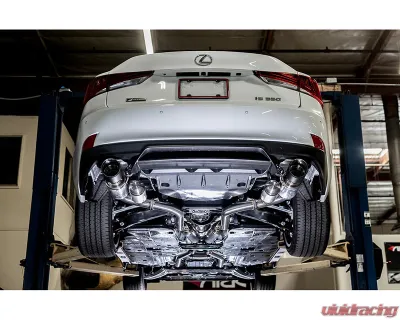 ARK Performance Front Pipe Grip Exhaust System with HFC & Burnt Tips for Lexus IS250 IS350 RWD 2014-2016 - SM1500-2217GC