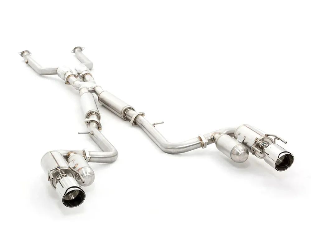 ARK Performance Catted Front Pipe Grip Exhaust Sytem w/ HFC & Burnt Tips Lexus IS350 AWD 2021+ - SM1502-2131GC