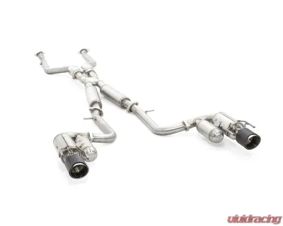ARK Performance Front Pipe Grip Exhaust System with HFC & Carbon Fiber Tips for Lexus IS250 IS350 AWD 2014-2016 - SM1502-2417GC