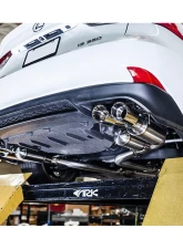 ARK Performance Front Pipe Grip Exhaust System with HFC & Carbon Fiber Tips for Lexus IS300 IS350 AWD 2017-2020                                     - SM1502-4417GC - Image 3