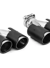 ARK Performance Front Pipe Grip Exhaust System with HFC & Carbon Fiber Tips for Lexus IS300 IS350 AWD 2017-2020                                     - SM1502-4417GC - Image 2