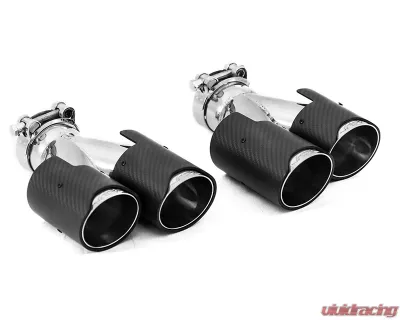 ARK Performance Front Pipe Grip Exhaust System with HFC & Carbon Fiber Tips for Lexus IS300 IS350 AWD 2017-2020 - SM1502-4417GC