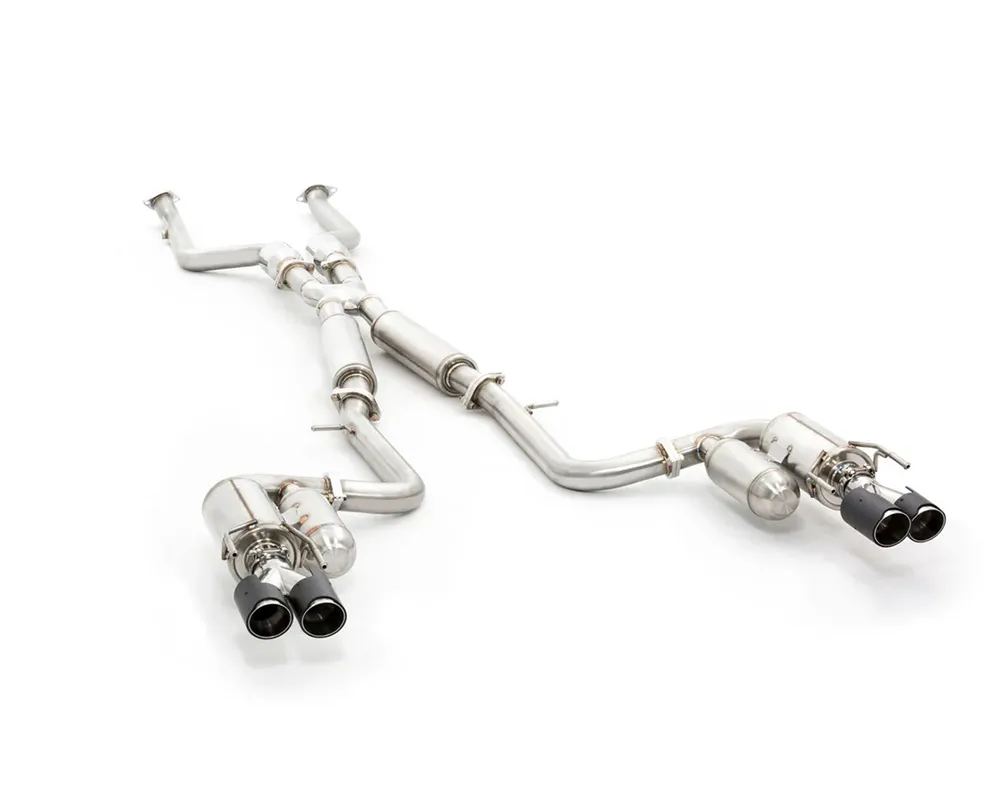 ARK Performance Front Pipe Grip Exhaust Sytem w/ HFC & Carbon Fiber Tips Lexus IS300 | IS350 AWD 2017-2020 - SM1502-4417GC