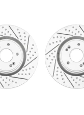 ARK Drilled & Slotted Front Rotors Hyundai Tiburon 2003-2006                                     - BR0700-003F - Image 2