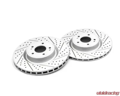 ARK Drilled & Slotted Front Rotors w/ Brembo Brakes Hyundai Genesis Coupe 2010-2016 - BR0700-103F