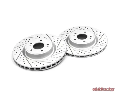 ARK Drilled & Slotted Front Rotors w/o Brembo Brakes Hyundai Genesis Coupe 2010-2016 - BR0700-203F