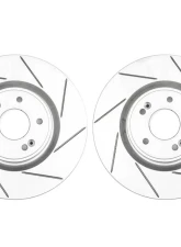 ARK Slotted Front Rotors w/o Brembo Brakes Hyundai Genesis Coupe 2010-2016                                     - BR0700-203SF - Image 2
