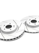 ARK Slotted Front Rotors w/o Brembo Brakes Hyundai Genesis Coupe 2010-2016                                     - BR0700-203SF - Image 2