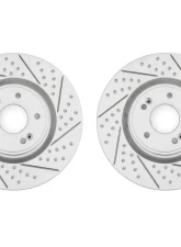 ARK Drilled & Slotted Front Rotors Kia Forte Koup 2.0L 2010-2013                                     - BR0800-100F - Image 2