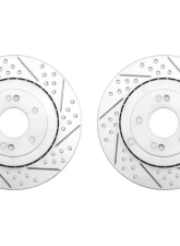 ARK Drilled & Slotted Rear Rotors Kia Forte Koup 2.0L 2010-2013                                     - BR0800-100R - Image 2