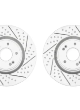 ARK Drilled & Slotted Front Rotors Kia Forte Koup 2.4L 2010-2013                                     - BR0800-101F - Image 2