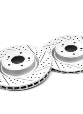 ARK Drilled & Slotted Front Rotors Kia Forte Koup 2.4L 2010-2013                                     - BR0800-101F - Image 2