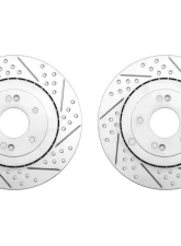 ARK Drilled & Slotted Rear Rotors Kia Forte Koup 2.4L 2010-2013                                     - BR0800-101R - Image 2