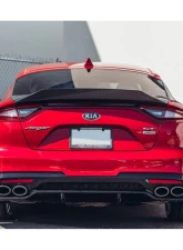 ARK Carbon Fiber Type-C Rear Trunk Decklid Kia Stinger 2018-2022                                     - CF08-1814C - Image 6