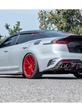 ARK Carbon Fiber Legato Diffuser Kia Stinger 2018-2023                                     - CF08-DICF - Image 3