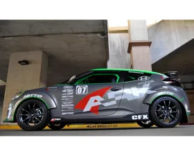 ARK C-FX Fiberglass Front Wide Over Fenders Hyundai Veloster 2012-2017