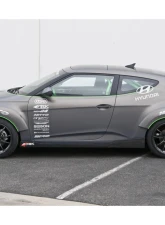 ARK C-FX Fiberglass Rear Wide Over Fenders Hyundai Veloster 2012-2017                                     - CFOF-0703 - Image 2