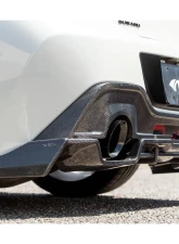 ARK C-FX Carbon Fiber Rear Diffuser Subaru BRZ | Toyotoa GR86 2022+                                     - CFXD-1202C - Image 3
