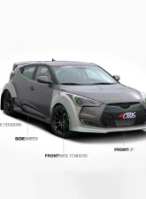 ARK C-FX Carbon Fiber Side Skirts Hyundai Veloster 2012-2017                                     - CFXS-0703 - Image 2