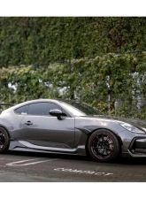 ARK C-FX Forged Carbon Side Skirts Subaru BRZ | Toyotoa GR86 2022+                                     - CFXS-1202FC - Image 4