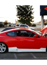 ARK C-FX Fiberglass Side Skirts Hyundai Genesis Coupe 2010-2016                                     - FG0702-1001 - Image 2