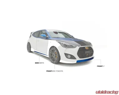 ARK C-FX Fiberglass Front Lip Hyundai Veloster Turbo 2013-2017 - FGXL-0703