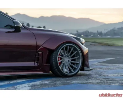 ARK Legato Fiberglass Front Driver Side Over Fender Kia Stinger 2018-2023 - SFLC-0811D