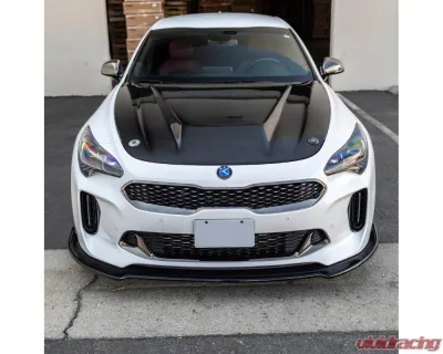 ARK Legato Carbon Fiber Front Splitter Kia Stinger 2018-2023 - SFLF-0811C