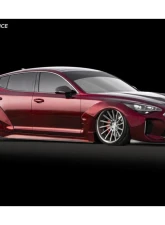 ARK Legato Fiberglass Wide Body Kit Kia Stinger 2018-2023                                     - SFLL-0811 - Image 2