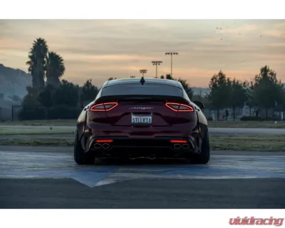 ARK Legato Fiberglass Rear Passenger Side Over Fender Kia Stinger 2018-2023 - SFLS-0811P