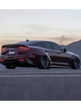 ARK Legato Fiberglass Rear Passenger Side Over Fender Kia Stinger 2018-2023                                     - SFLS-0811P - Image 6