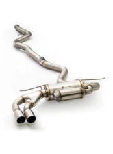 ARK GRIP Stainless Catback Exhaust w/ Polished Tip BMW 328i | 428i 2012-2018                                     - SM0330-0014G - Image 4