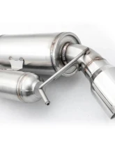 ARK GRiP Stainless Catback Exhaust w/ Polished Tip Ford Mustang EcoBoost 2015-2017                                     - SM0504-0115G - Image 2