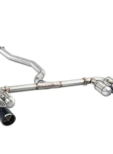 ARK DT-S Stainless Catback Exhaust w/ Carbon Fiber Tip Honda Civic | Acura Integra 2022+                                     - SM0609-0422D - Image 3