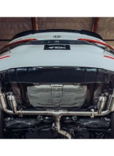 ARK DT-S Stainless Catback Exhaust w/ Carbon Fiber Tip Honda Civic | Acura Integra 2022+                                     - SM0609-0422D - Image 3